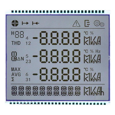 Elektrische energiemeter LCD-segment LCD-scherm