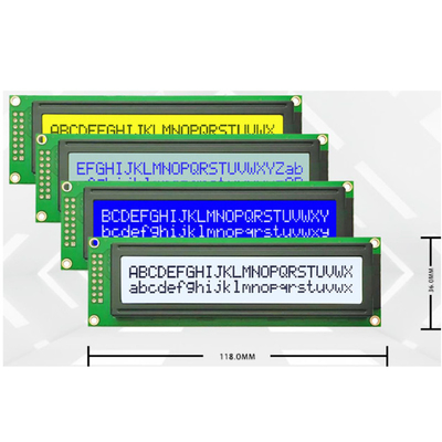 24 tekens 2 rijen 24x2 tekens LCM-module 5V FSTN Blauw/grijze modus AIP31066 Of gelijkwaardige controller IC