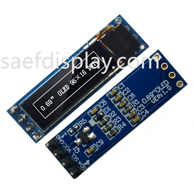 0.69 inch OLED Display Module - 96x16 I2C, SSD1306 IC, Wit, Arduino Compatible Beste prijs USA