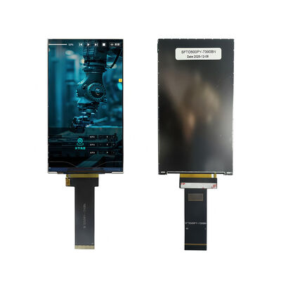 5 inch TFT LCD Display Module, 480x854 RGB Interface. Industrieel gehalte, Wide Temperature (-20°C ~ 70°C voor de VS en Duitsland)