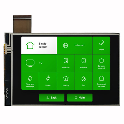 480x800 IPS van de de Modulevertoning van 4 Duimtft lcd met RGB Interfacertp Aanraking