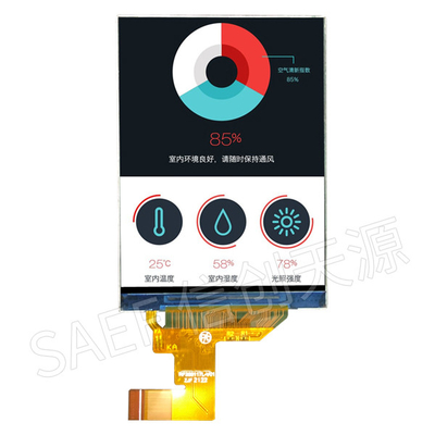 480x640 het Touche screenvertoning van VGA TFT LCD 2,88 Duim met 2 Steegmipi Interface 21 Spelden