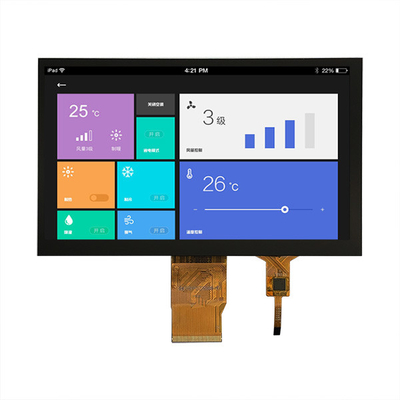 7 inch TFT-scherm van industriële kwaliteit 1024X600 punten RGB-interface met CTP