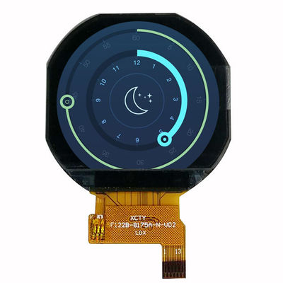 Kwaliteit  Small Circular LCD Display , Round LCD Module Spi MCU Interface 1.22 Inch fabriek