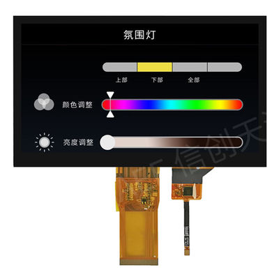 Kwaliteit  7 Inch TFT LCD Touch Screen Module 1024x600 IPS Full Viewing Angle RGB Interface fabriek