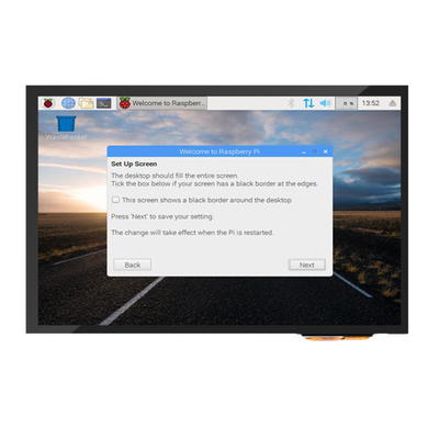 de Aanrakingsvertoning 10,1 Duim HDMI van 300cd/m2-1000cd/m2 PCAP met Frambozenpi Compatibel systeem