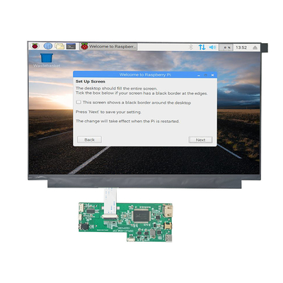13,3 inch 1920x1080 FHD Raspberry Pi HDMI TFT LCD-scherm met capacitieve PCAP
