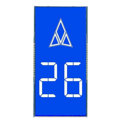 Gepersonaliseerde 7-segment LCD-display Ozon anion desinfectie machine, frisse lucht controller, VA zwarte achtergrond LCD