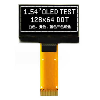 1.54 inch OLED SSD1309 Monochroom Display met parallelle en 4-draad SPI-interfaces