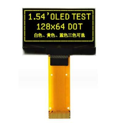 1.54 inch OLED SSD1309 Monochroom Display met parallelle en 4-draad SPI-interfaces