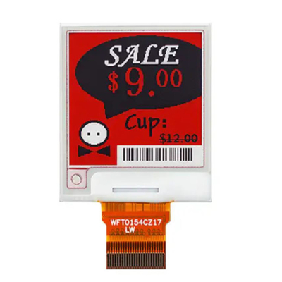 E-Paper Module Digitaal Display 1.54" 3 Kleuren EPD 24 Pins ESL E-Ink 200*200 Punten SPI Interface Optics Alle kijkhoeken