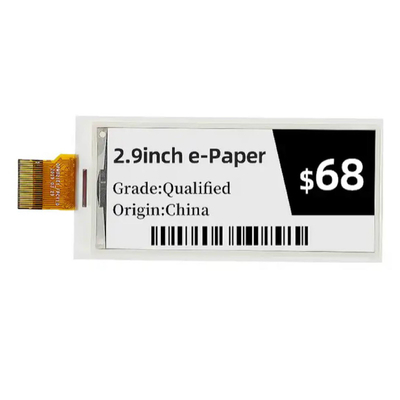 2.9 inch ESL Elektronisch E-papier Display Eink Digitaal Prijslabel