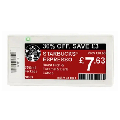 Fast Refresh Eink 2,9 inch 296x128 Resolutie Zwart Wit Rood E-Ink E-paper Display Module