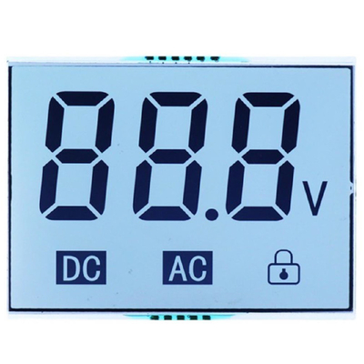 7 segmenten LCD-scherm, 4 cijfers 8 cijfers 7 segmenten LCD, monochroom LCD-scherm, LCD-numeriek display