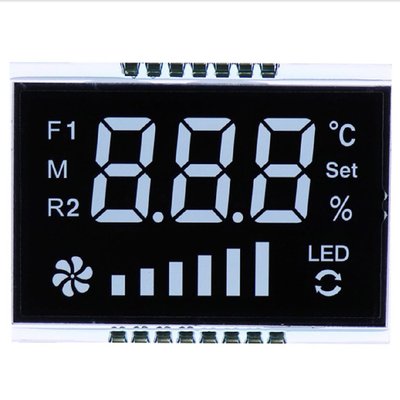 Aangepast TN LCD-paneel, Meter LCD met spanning, stroom, temperatuur, krachttekens/segmenten