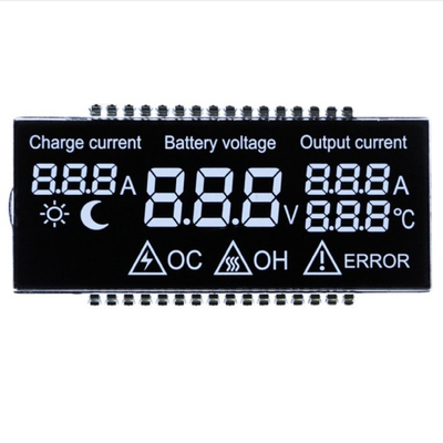 Aangepast TN LCD-paneel, Meter LCD met spanning, stroom, temperatuur, krachttekens/segmenten
