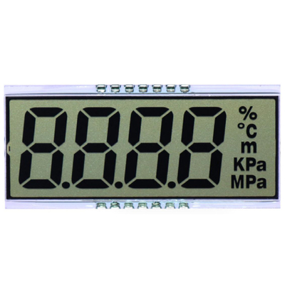 7 segmenten LCD-scherm, 4 cijfers 8 cijfers 7 segmenten LCD, monochroom LCD-scherm, LCD-numeriek display