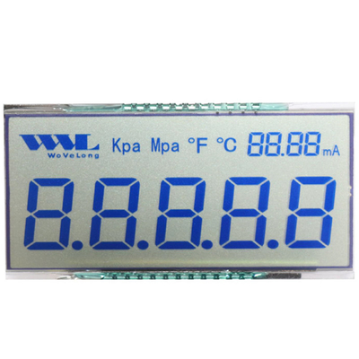 Aangepast TN LCD-paneel, Meter LCD met spanning, stroom, temperatuur, krachttekens/segmenten