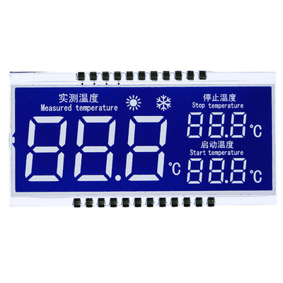 Metal Pin LCD-paneeldisplay TN HTN STN FSTN Type Segment Digitaal Display