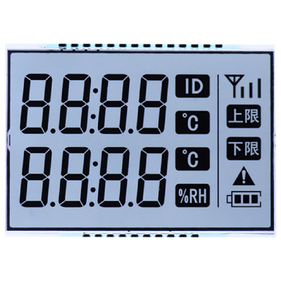 Aangepast TN LCD-paneel, Meter LCD met spanning, stroom, temperatuur, krachttekens/segmenten