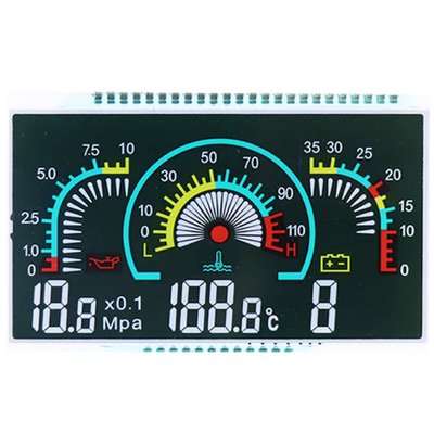 Custom Segment LCD Display voor vorkheftruck Cluster Gauge Number Display, Monochrome LCD Display