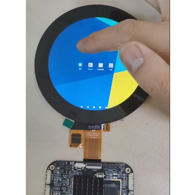 3.4 inch Custom Ronde LCD Android RK3566 Reclame Media Display Met Met PCAP Touch