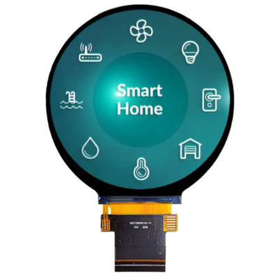 2.8 inch 480x480 Ronde TFT LCD-displaymodule met Tst -30 °C tot 80 °C en 40pin ST7701S SPI RGB-interface