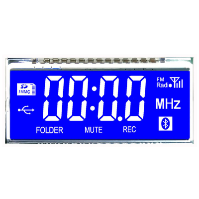 Metal Pin LCD-paneeldisplay TN HTN STN FSTN Type Segment Digitaal Display