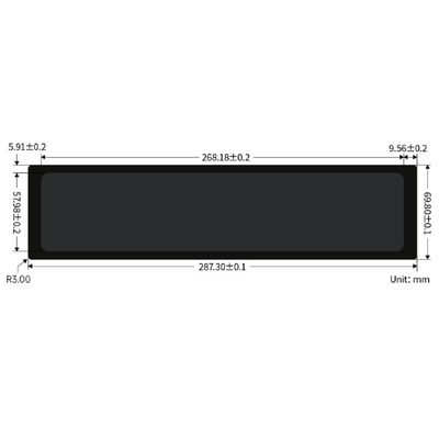 11.9 inch strip display voor reclame en signage ondersteunt raspberry pi jetson nano en windows