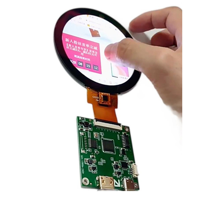 HDMI TFT LCD Display 4 inch Ronde, cirkelvormige TFT LCD 4" met MIPI-interface