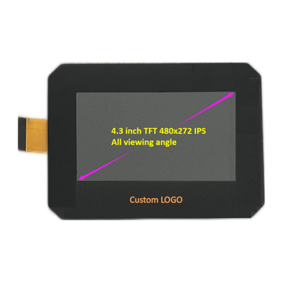 4.3 inch TFT LCD Display China Fabrikant Leverancier, 4.3 inch Landschap TFT LCD Module Met 350 Nits Helderheid