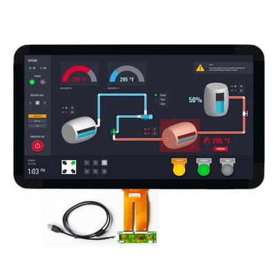 Zonlicht leesbaar 21,5 inch TFT LCD-scherm met USB-touchscreen, China Industrial TFT-scherm 21,5 inch