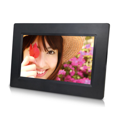 7 inch digitaal fotoraam met knop voor reclame met Loop Video-functie