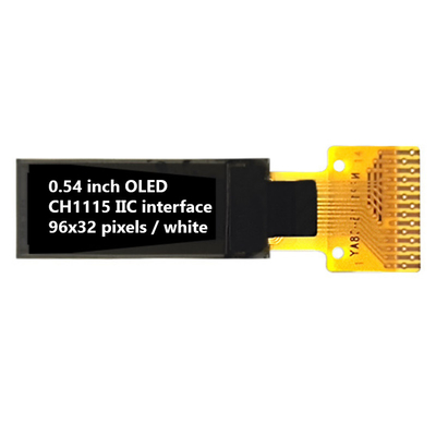 0.54 inch I2C OLED Displays 96x32 pixels 60cd/M2 Alle kijkhoeken