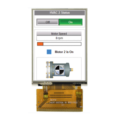 TFT-LCD-displaymodule 2,4" 240x320 inch RGB MCU SPI-interface met touchscreen