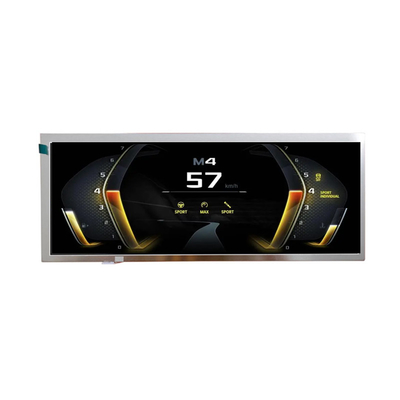 12.3 inch Bar Type Automotive Capacitive Touchscreen TFT LCD Display 1920x720 Dots LVDS Interface