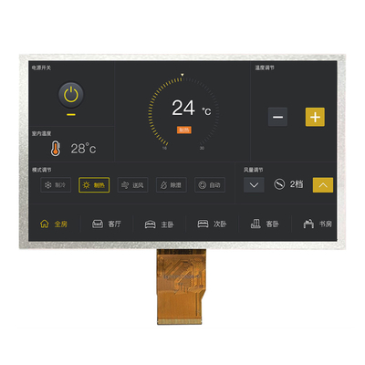 7 inch 40 pin LVDS TFT LCD Display CTP Optioneel 1024x600 pixel scherm