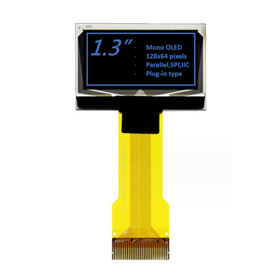1.3 inch Monochrome OLED Display Module 128x64 Pixel Wit/Blauw Optioneel