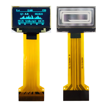 0,96 inch 30-pins ZIF-connector OLED dun displaypaneel 128x64 puntmatrix SPI I2C-interface