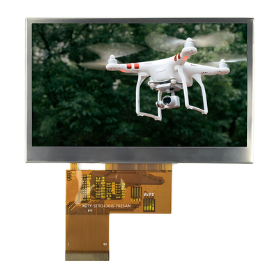 4.3 inch IPS 480*272 Pixel TFT LCD Display ST7283 Driver IC Alle gezichtshoeken