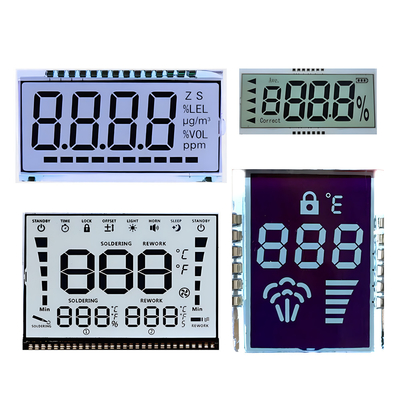 Gepersonaliseerd LCD-scherm met een segment Gepersonaliseerd monochroom TN HTN STN FSTN LCD-scherm