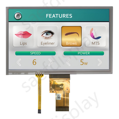 Schoonheidsapparaat Display Scherm 9-inch TFT LCD 800x480 Dots RGB Interface Met RTP