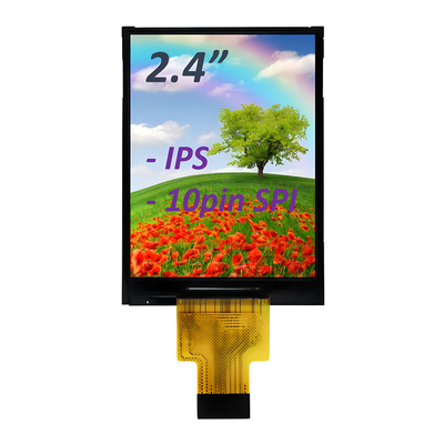 Goedkope garantie 2,4 inch IPS TFT LCD 10 pin SPI interface