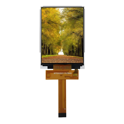 3.2 inch SPI TFT LCD-scherm 240*320 pixels ZIF FPC 18 pin ST7789V/ILI9341 Driver IC