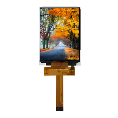 3.2 inch SPI TFT LCD-scherm 240*320 pixels ZIF FPC 18 pin ST7789V/ILI9341 Driver IC