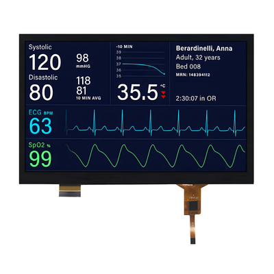 7 inch capacitieve touchscreen TFT Display Module 1024x600 IPS MIPI Interface Automotive Grade