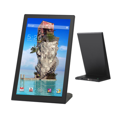 L-vormige 14 inch Android touchscreen monitor Ingebouwd 2GB+16GB geheugen Met RJ45 POE HDMI