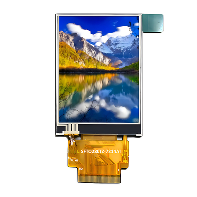 1000nits 2,8 inch Hoge helderheid TFT LCD-scherm 240 x 320 punten IPS MCU en RGB-interface