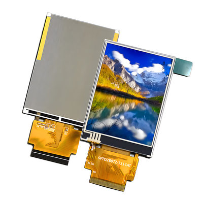 Zonlicht leesbaar 2,8 inch IPS TFT LCD met resistief aanraakscherm 240 x 320 punten
