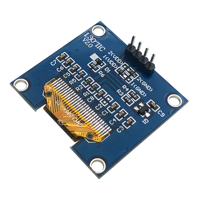 1.3-inch 128x64 Dot Matrix OLED 4-Pin IIC I2C Interface SH1106 Driver IC Witte/blauwe lettertypen